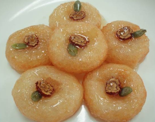 한국의 떡 종류 우메기떡(개성주악)