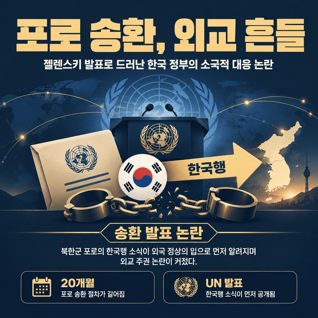 포로 송환, 외교 흔들