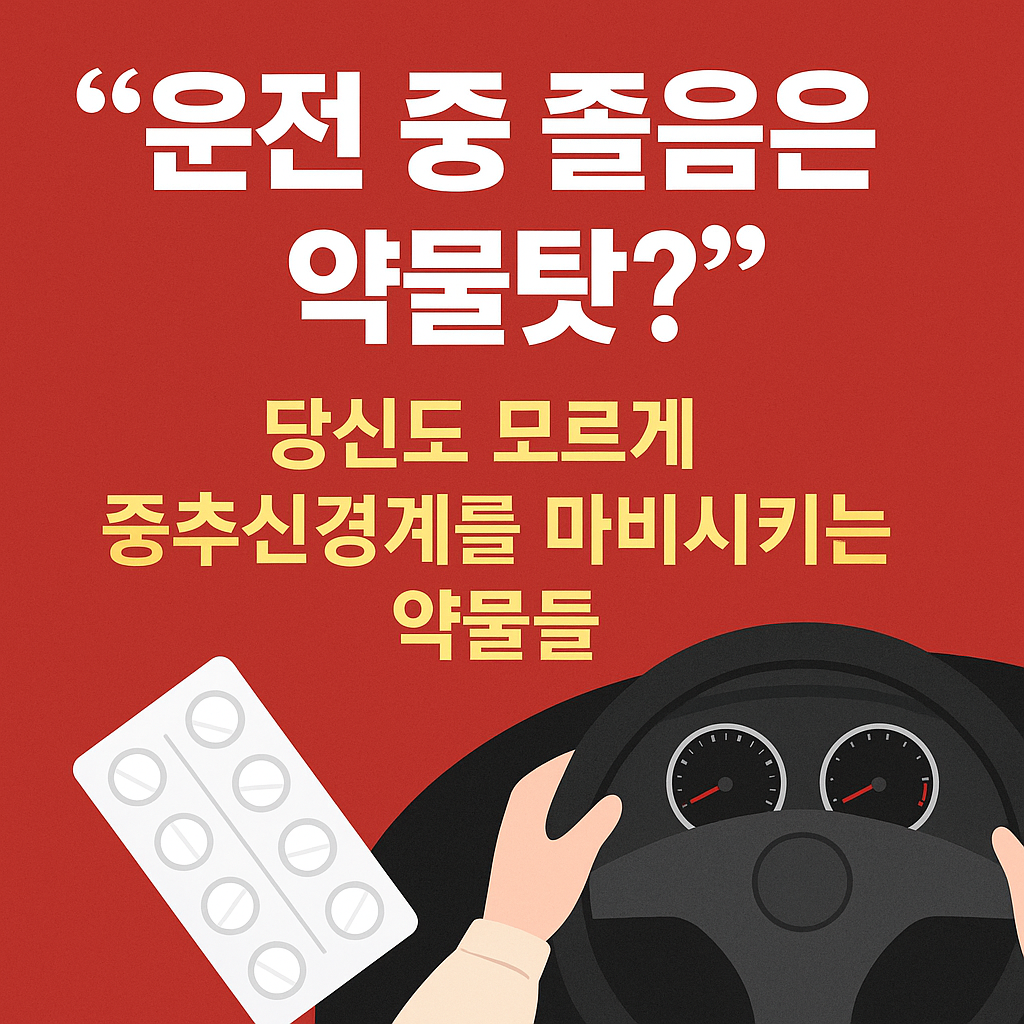 당신도 모르게 중추신경계를 마비시키는 약물들