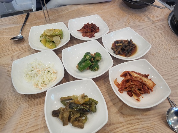 거문도섬 해오름식당 반찬