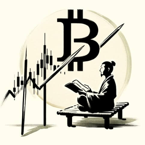 그래프를 공부하는 사람을 동양화풍으로 그린 그림