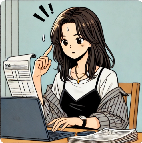 세금신고하는 이미지