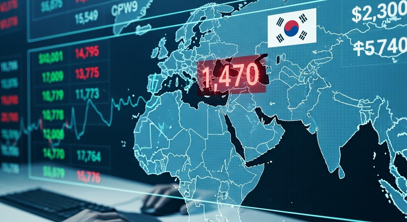 1400원대 고환율과 중동 리스크로 인한 한국 경제 위기 분석 이미지