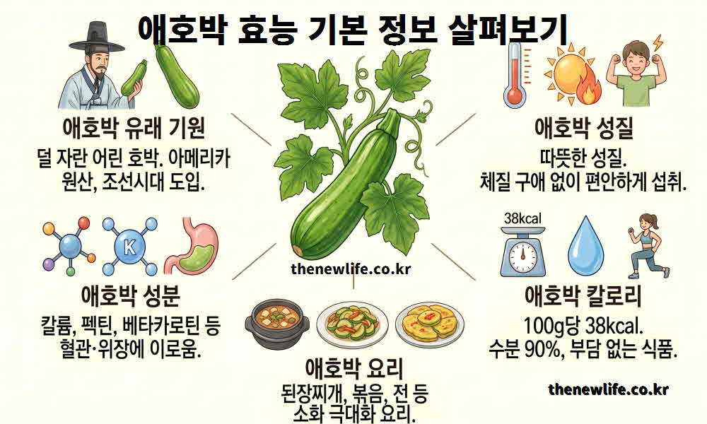 애호박 효능 기본 정보