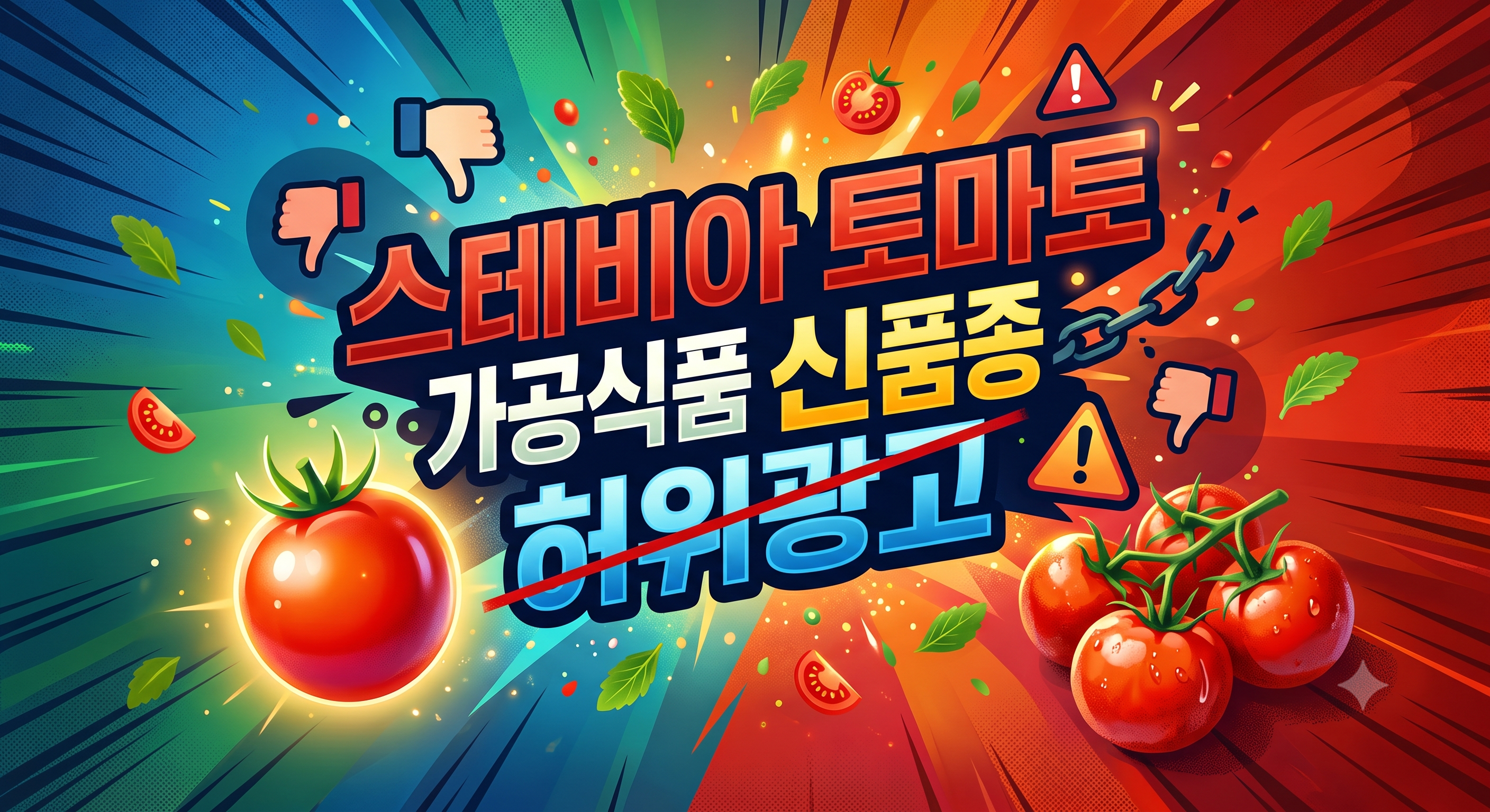 스테비아 토마토 가공식품