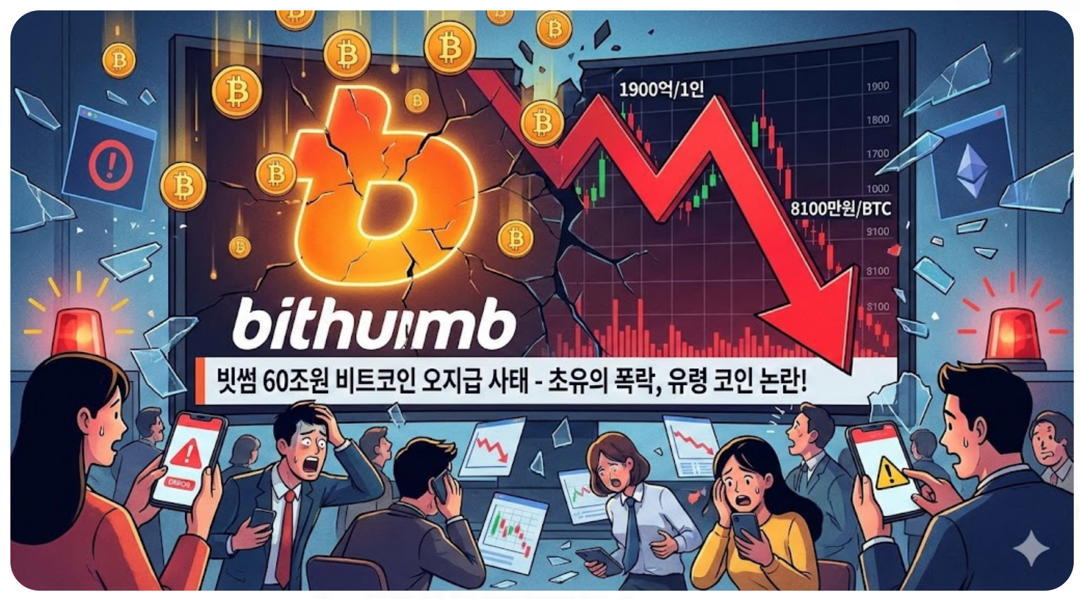 빗썸 비트코인 오지급 사태의 이유