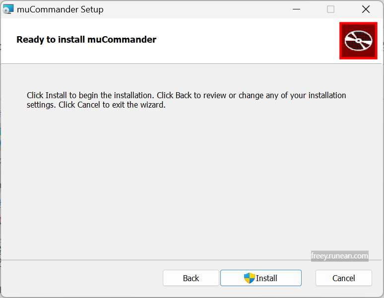 뮤커맨더(muCommander) 설치 화면2