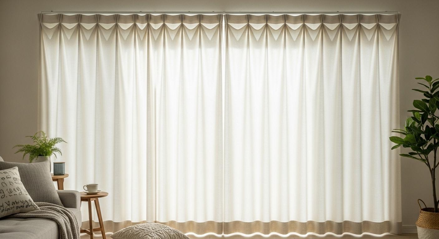 나비 주름 커튼 만들기