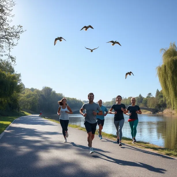 조깅하는 사람들 5