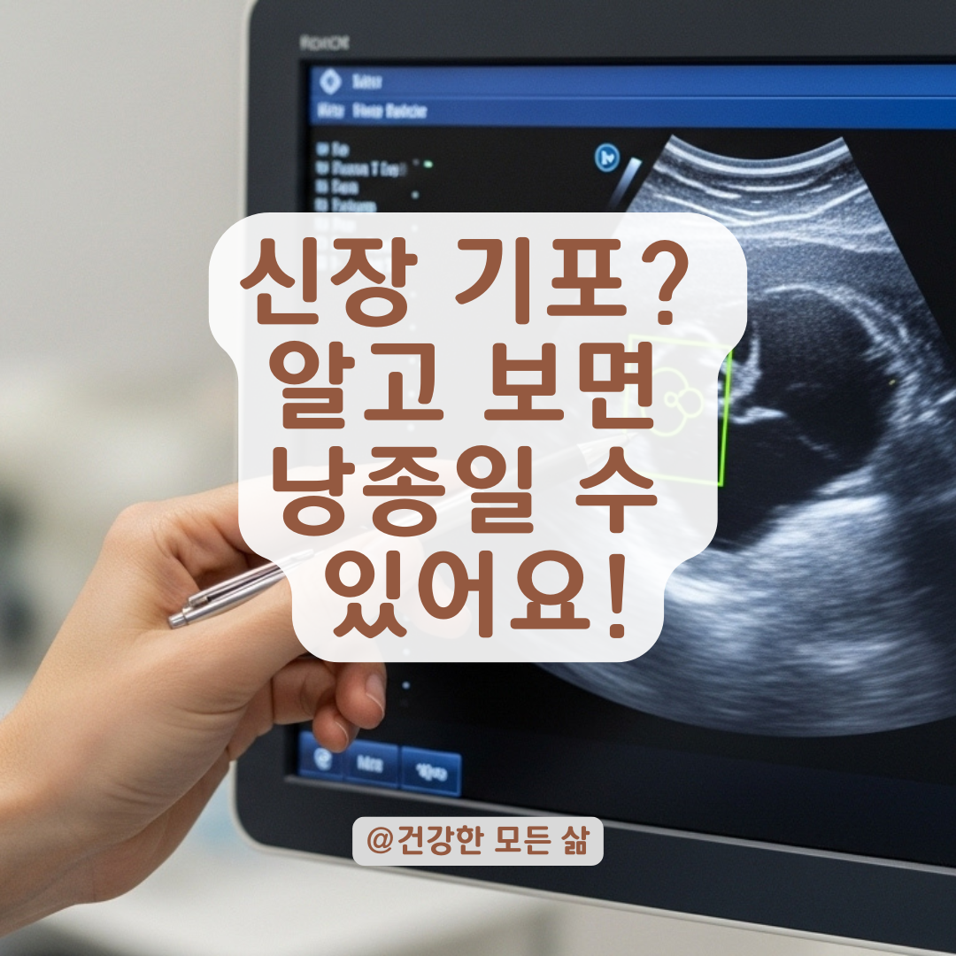인터넷에 정보 없는 ‘신장 기포’, 전문가가 말하는 정확한 해석법.