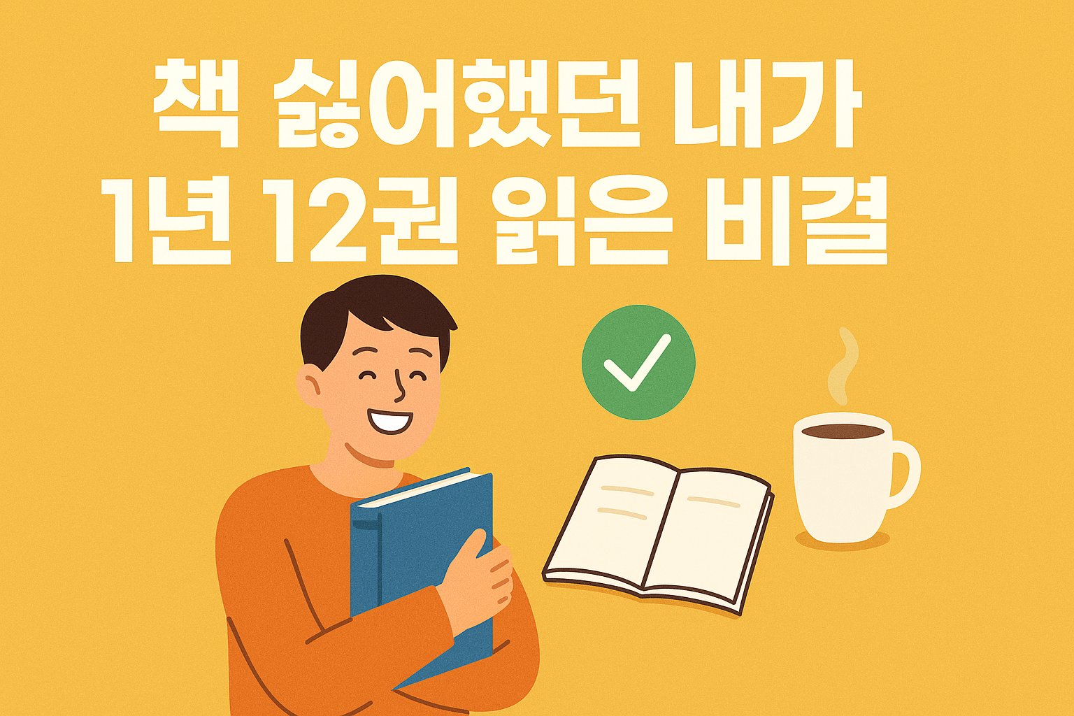 책 싫어했던 내가 1년 12권 읽은 비결