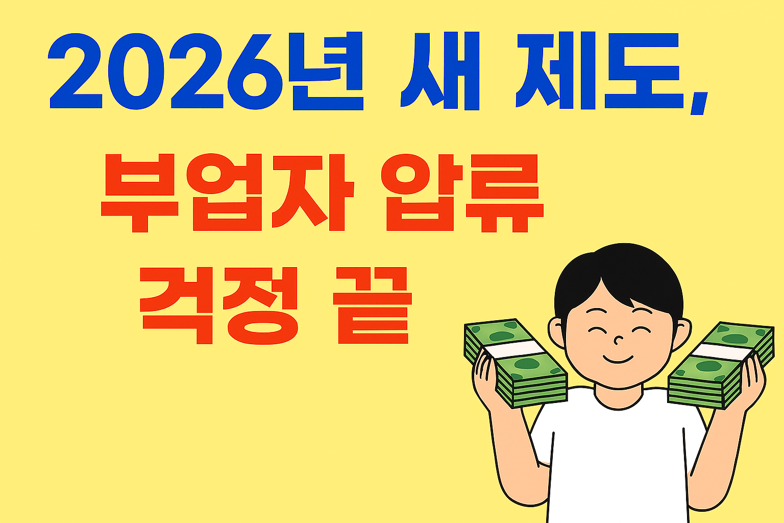 새 제도 부업자 압류 걱정 끝 썸네일 이미지