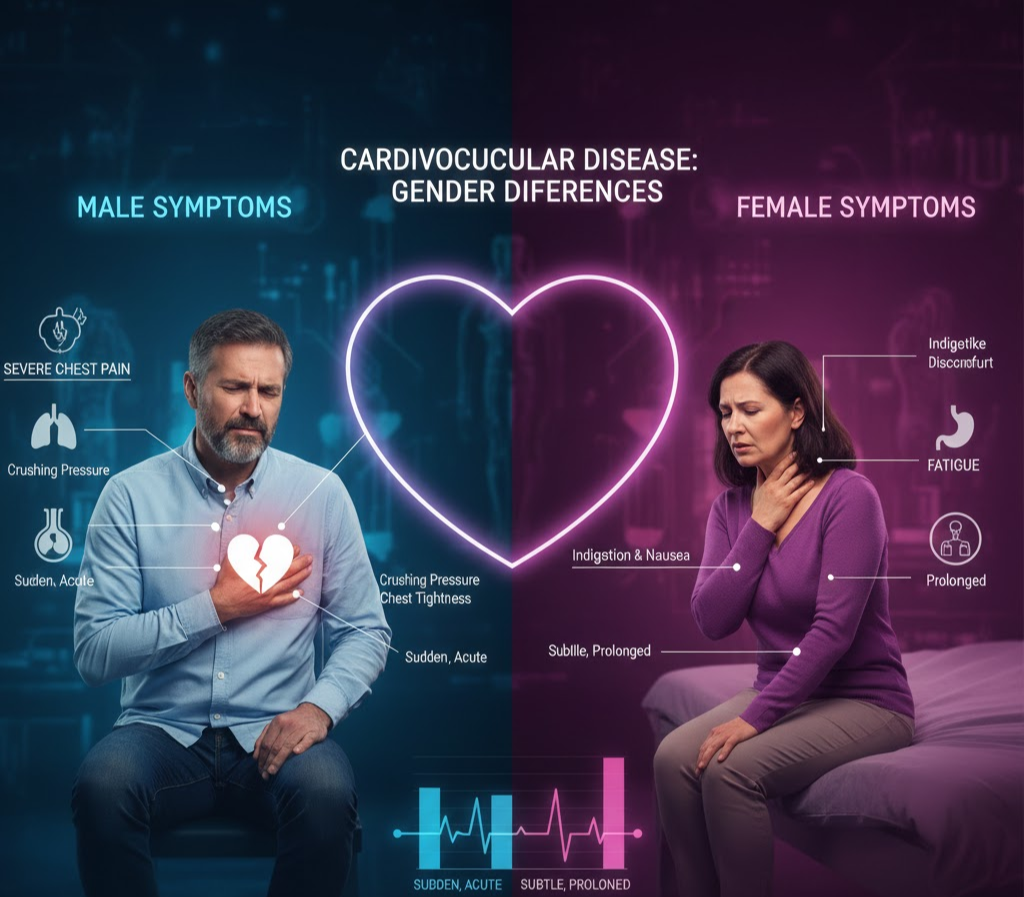 남성과 여성의 증상 차이