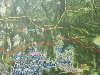 불암산 등산 코스 안내 지도_7