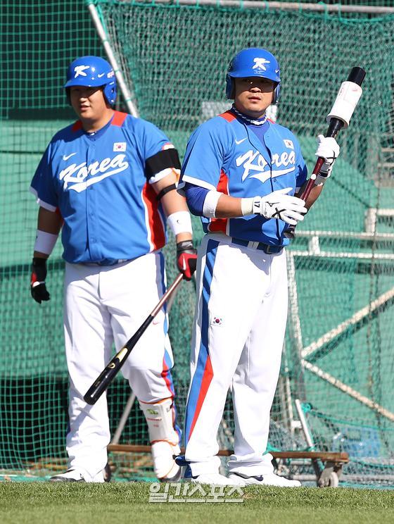 추신수-이대호-대표팀-사진