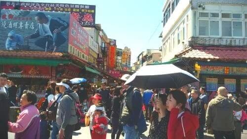 대만여행-단수이-라오제-거리