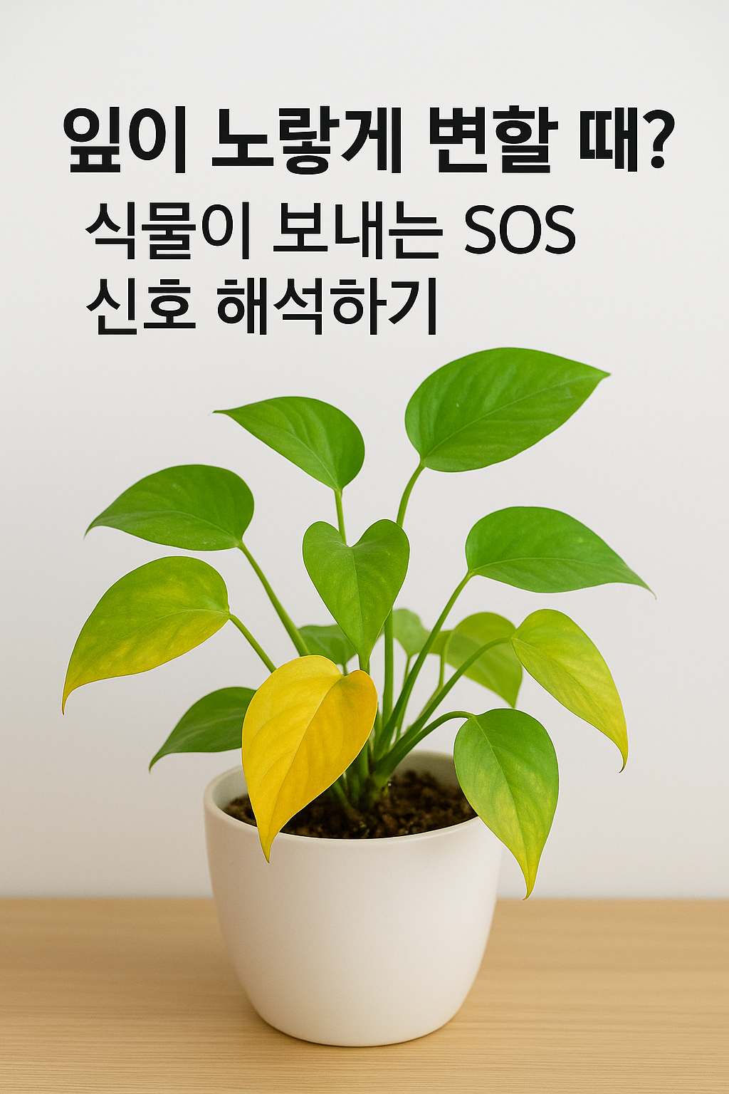 잎이 노랗게 변할 때? 식물이 보내는 SOS 신호 해석하기