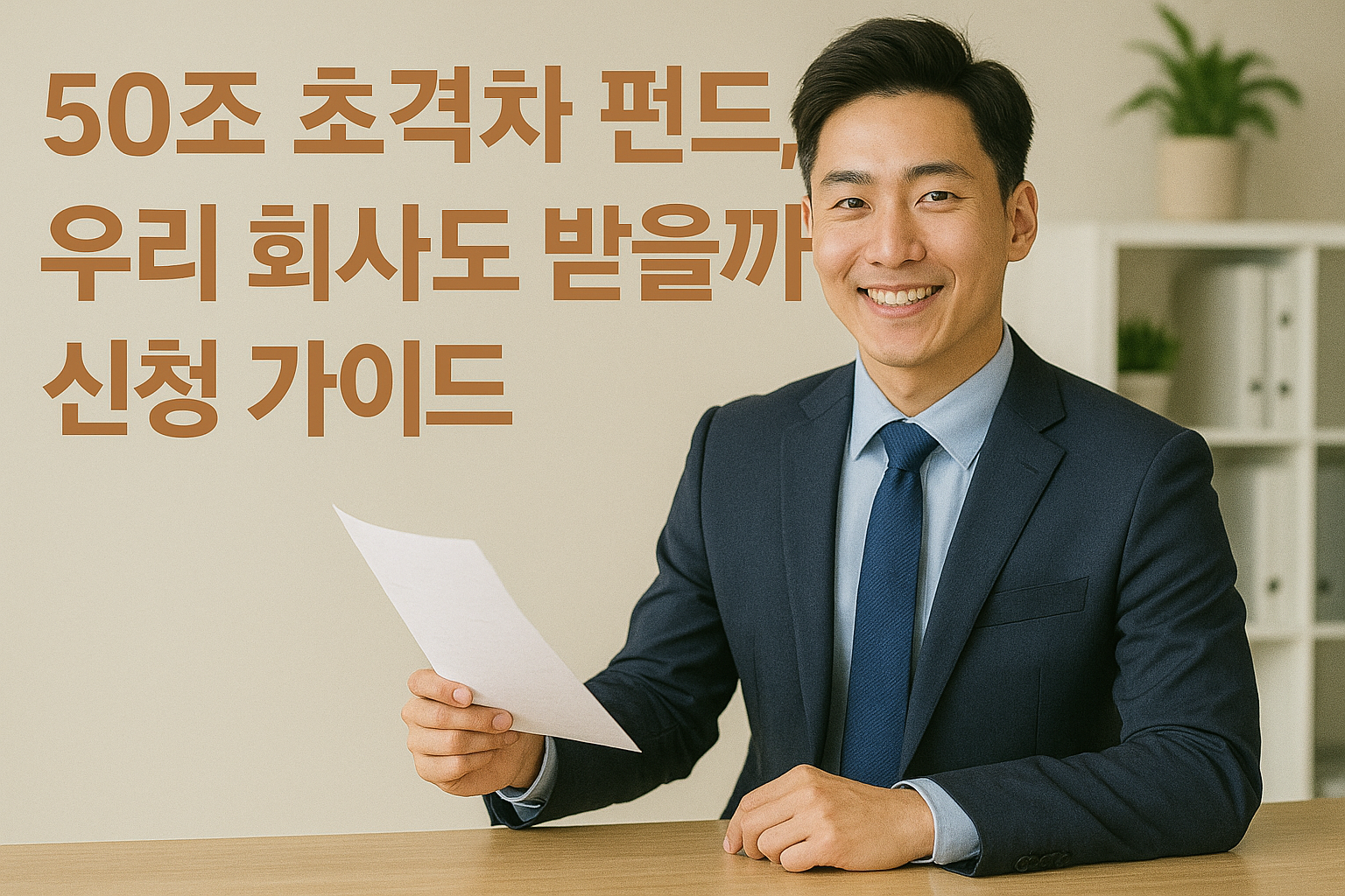 50조 초격차 펀드, 우리 회사도 받을까? 신청 가이드 관련 이미지