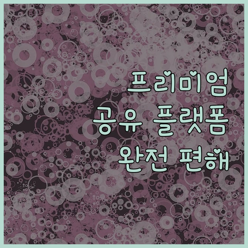 유튜브 프리미엄, 계정 공유 플랫폼