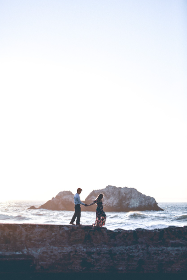 바다 커플 이미지