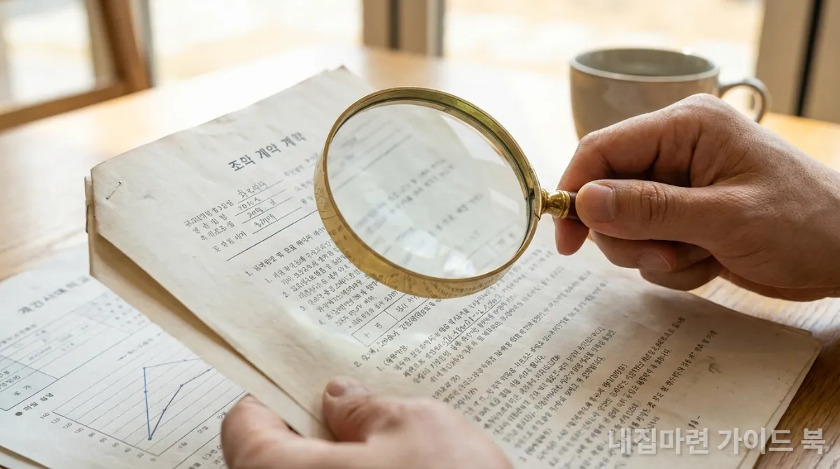 전월세 계약서의 핵심 조항을 확대경으로 살펴보는 손