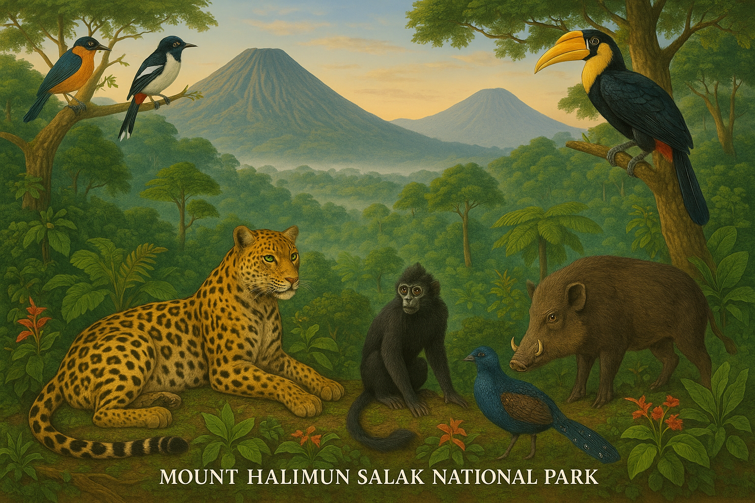 할리문 살락 동식물