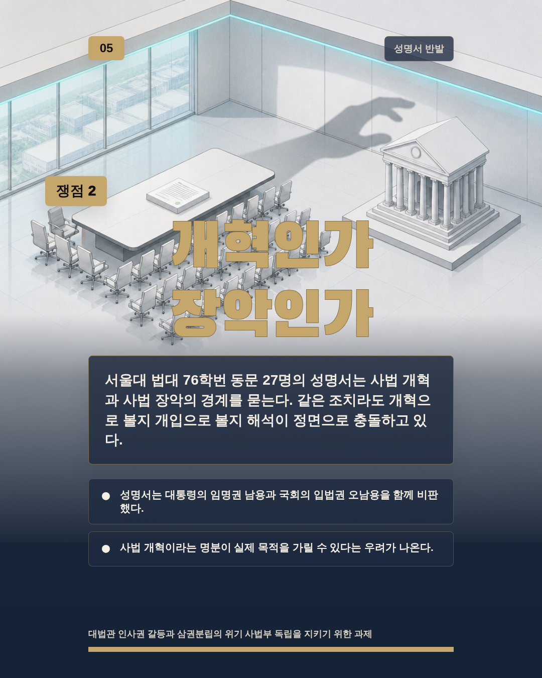 개혁인가 장악인가