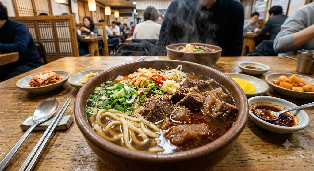 우육의 육수가 군침을 부르는 '우육면'
