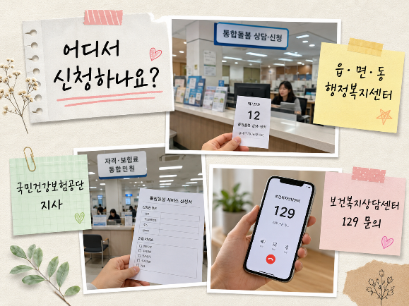통합돌봄 서비스 신청 대상&amp;#44;자격 총정리