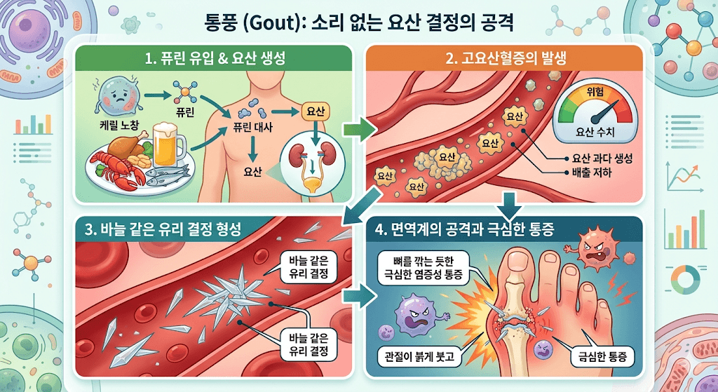 통풍이 생기는 이유