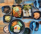 도토리묵-서대회무침-해초비빔밥