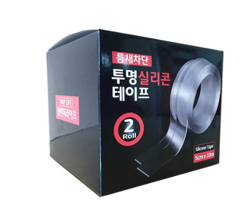 엠엔피라이프 틈새차단 투명 실리콘테이프 실리콘테이프 추천