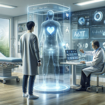 스마트 헬스케어 미래 의료의 변화에 관한 이미지