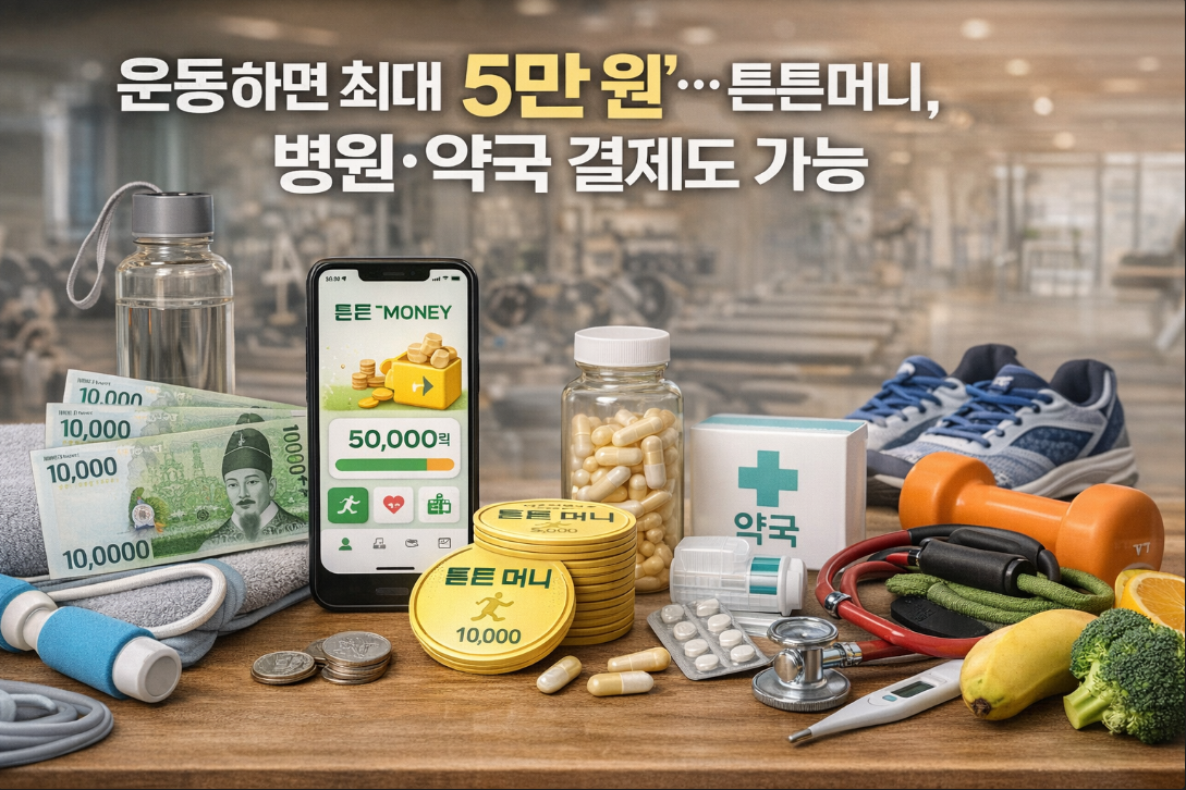 운동하면 5만원? 튼튼머니 병원비 결제까지 되는 꿀팁