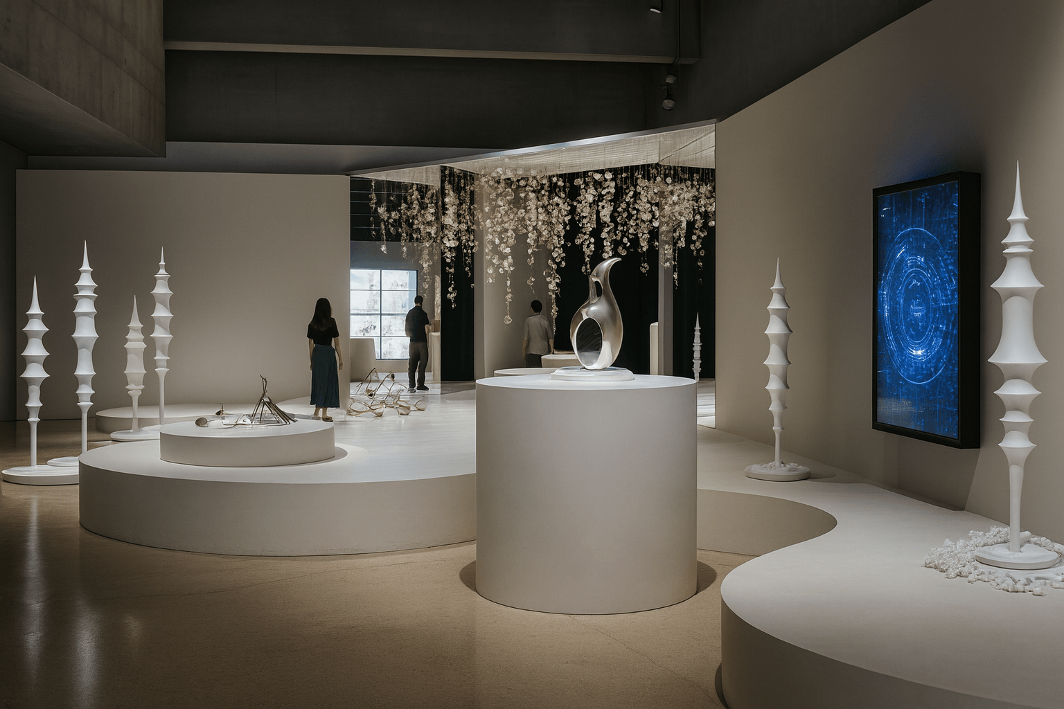 전통과 현대, 한국과 세계가 어우러진 청주공예비엔날레 전시장의 전체 풍경 3