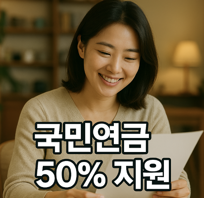 2025 국민연금 50%지원