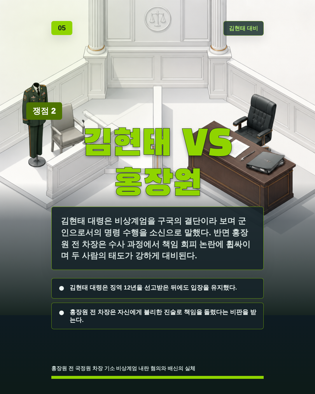김현태 VS 홍장원