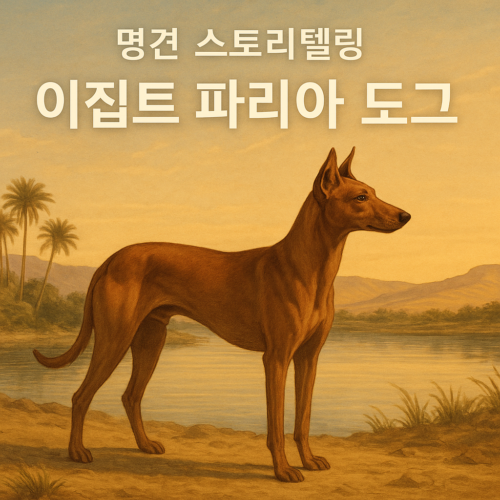 이집트 파리아 도그 이미지 – 나일강이 처음 품은 반려의 기억