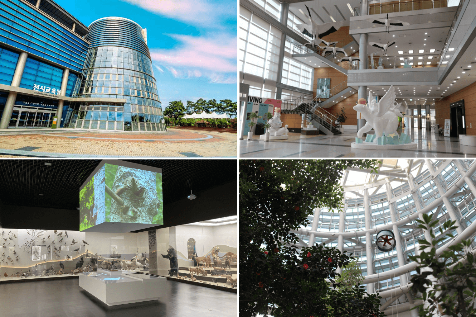 국립생물자원관 내외부 전경