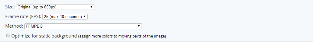 ezGIF 동영상(움짤제작) 사이트