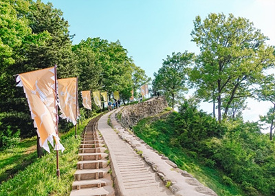 공산성곽로 사진