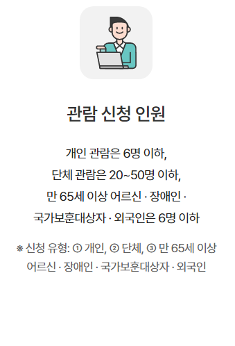 청와대 관람신청