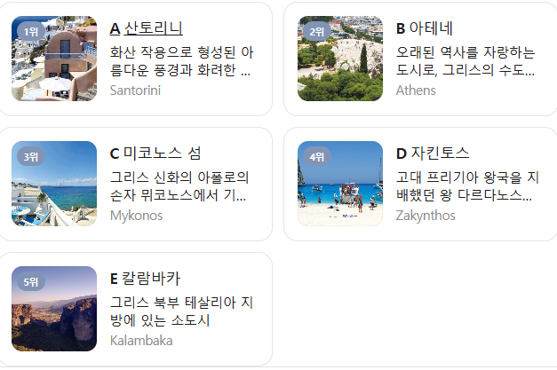 그리스 2월 날씨 옷차림 추천 여행지