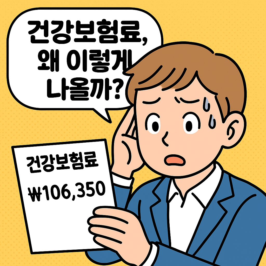 국민건강보험료, 직장·지역 가입자별 계산 방식