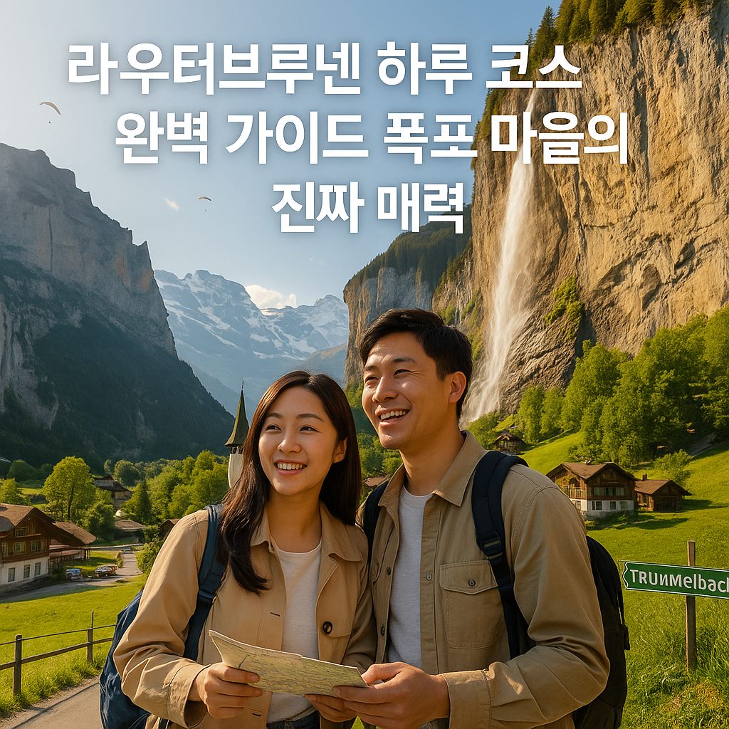 라우터브루넨 하루 코스 완벽 가이드 폭포 마을의 진짜 매력