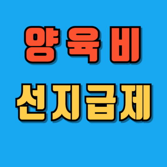 양육비 선지급제 신청 조회