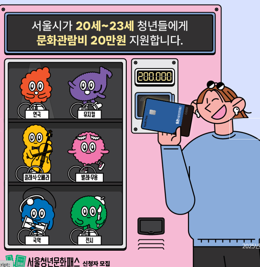 인터파크에서 청년문화예술패스 신청하는 방법