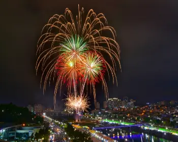 강릉 단오제 불꽃놀이_1