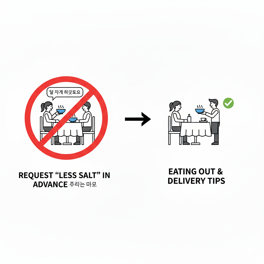 나트륨 줄이는 방법(저염식 팁)
