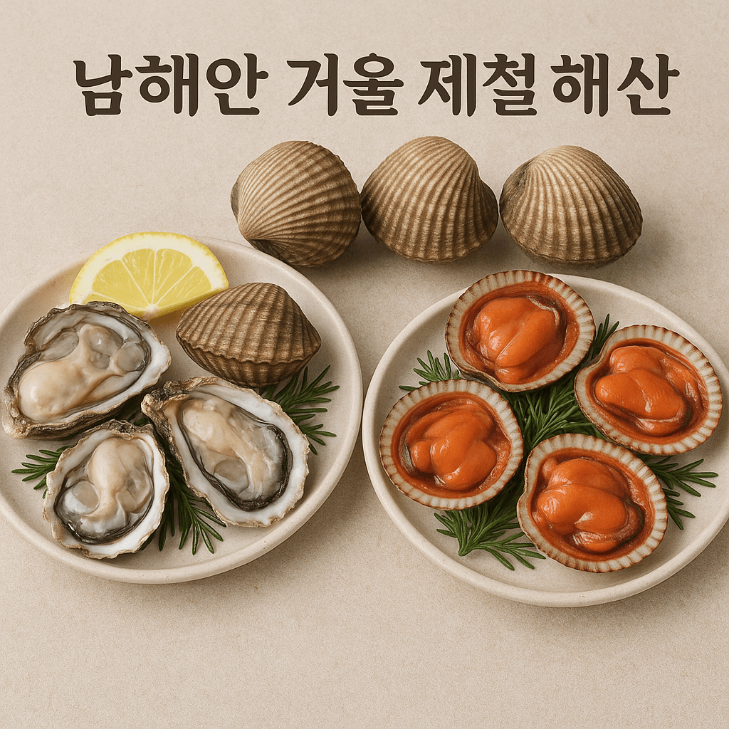 남해안 겨울은 왜 ‘기름진 해산물’의 계절일까